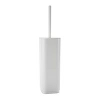 TOILET BRUSH HOLDER WHITE PLASTIC - SQUARE