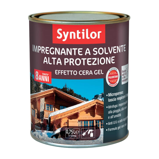 Bricocenter IMPREGNANTE PROTETTIVO PER LEGNO BASE SOLVENTE ALTA PROTEZIONE INCOLORE SYNTILOR 750ML