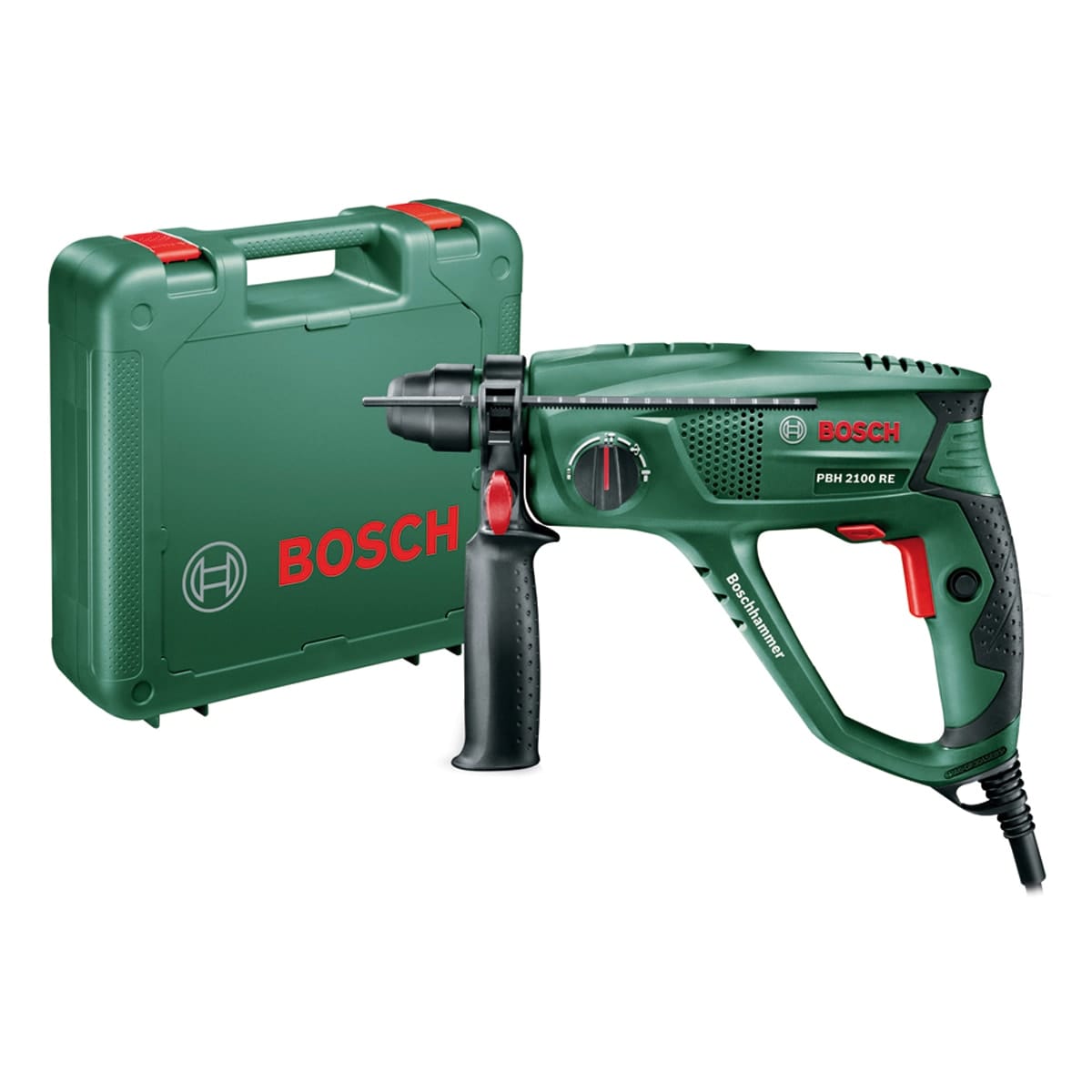 Bricocenter BOSCH PBH2100RE 550W 1.7J VARIABLE SPEED CORDLESS DRILL CHUCK SDS