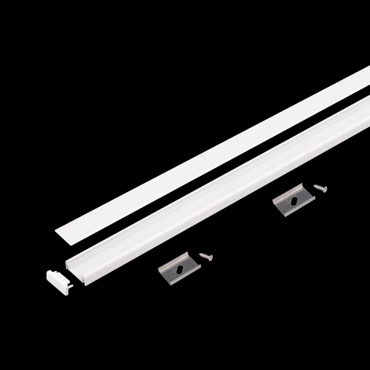 Bricocenter LED STRIP PROFILE 2MT ALUMINIUM WHITE