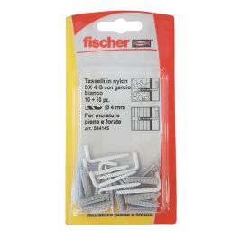 PLUG SX PLUS D.4 HOOK WHITE 10PCS