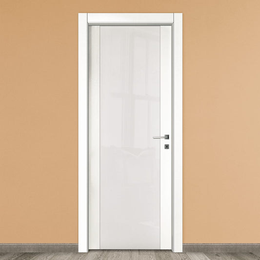 Reversible ‘Snow’ glass Oxford door, 70x210