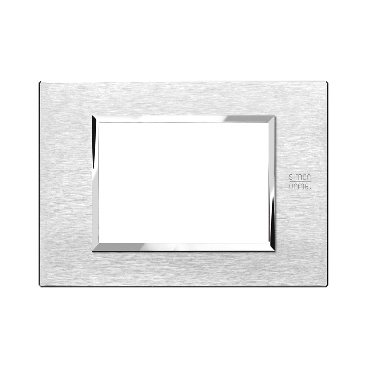 Bricocenter NEA EXPI PLATE 3 PLACES SATIN ALUMINUM