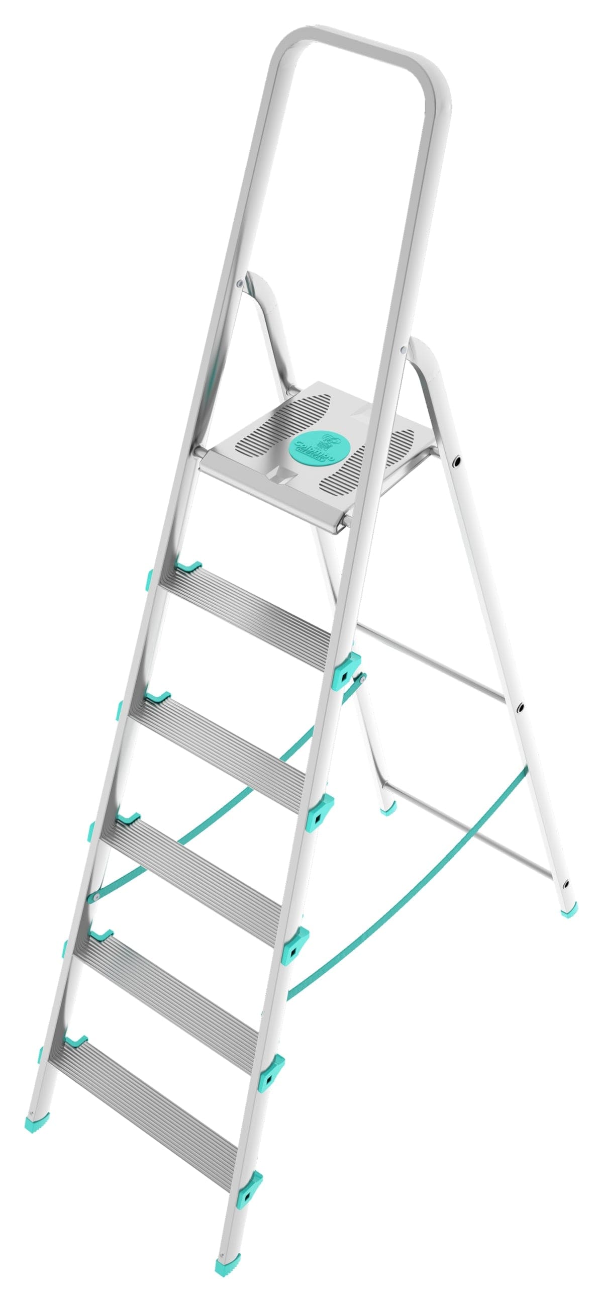 Bricocenter DRAGONFLY LADDER 6 ALUMINIUM STEPS ALUMINIUM FRAME 40X24