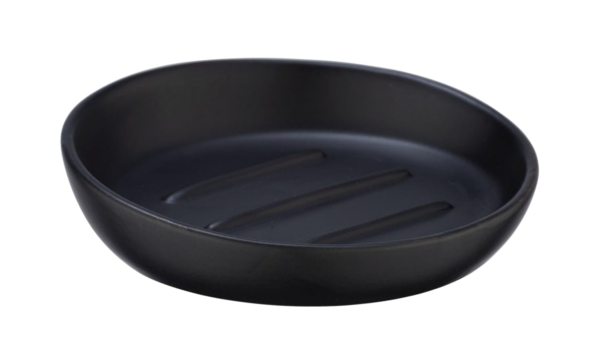 Bricocenter BADI SERIES CERAMIC COUNTERTOP SOAP DISH BLACK