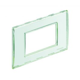 LIVING LIGHT SQUARE PLATE 3 PLACES KRISTAL