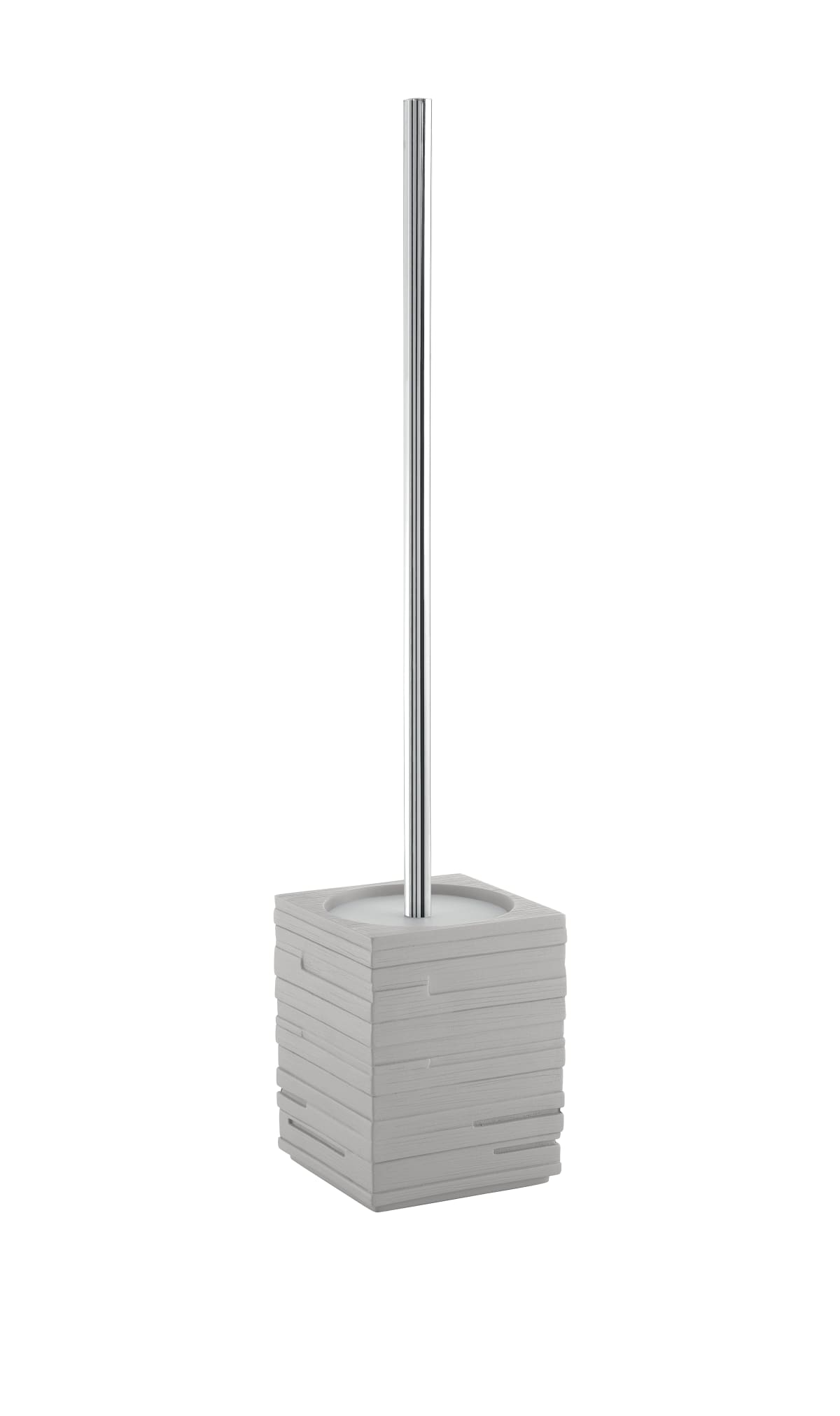 GREY SQUARE TOILET BRUSH HOLDER