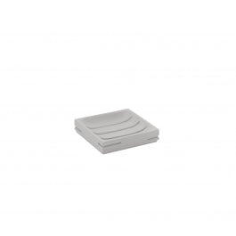 SOAP DISH SQUARE GREY