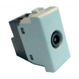MATIX WHITE 4DB PASS-THROUGH TV SOCKET