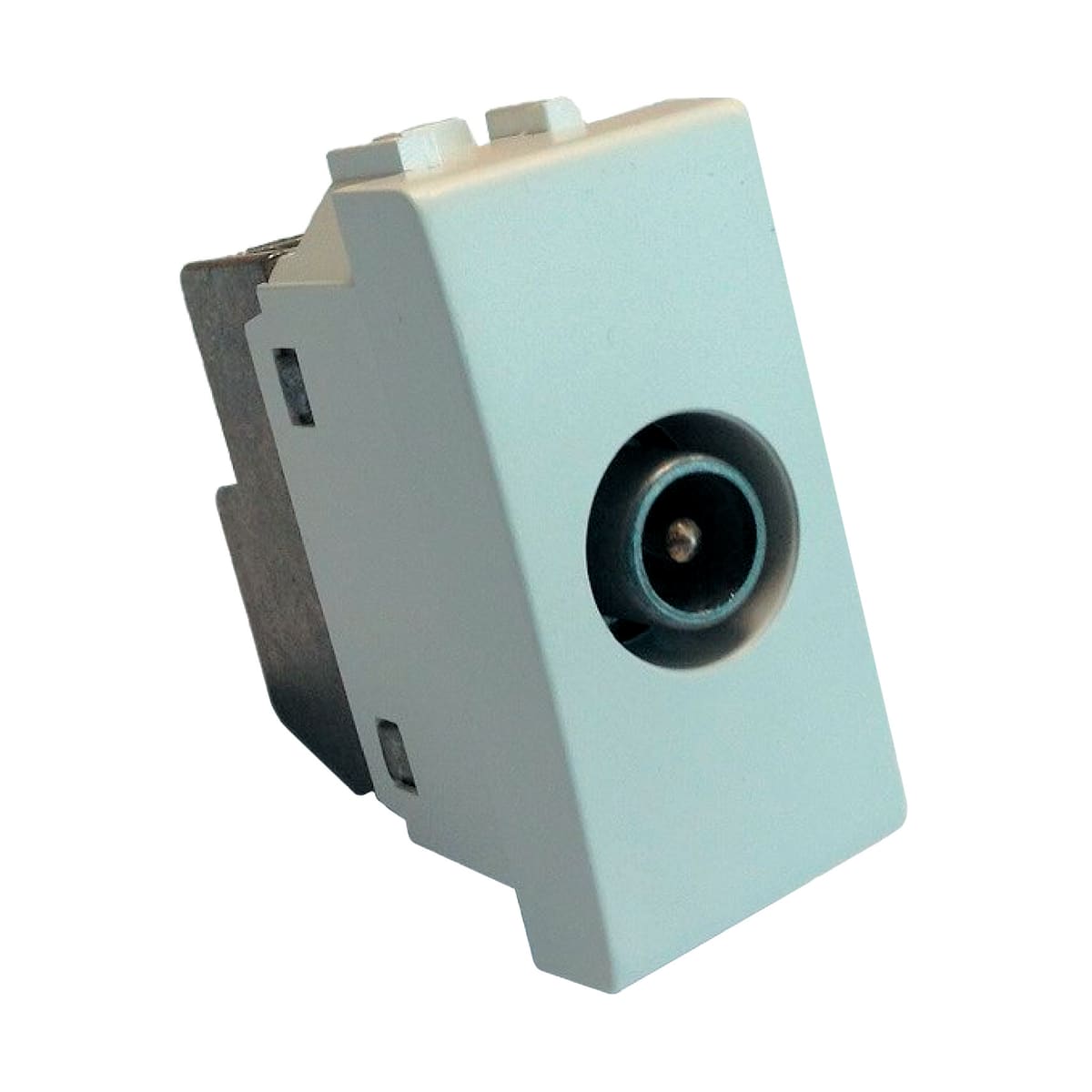 TV PASSTHROUGH SOCKET 4DB LIVING LIGHT WHITE