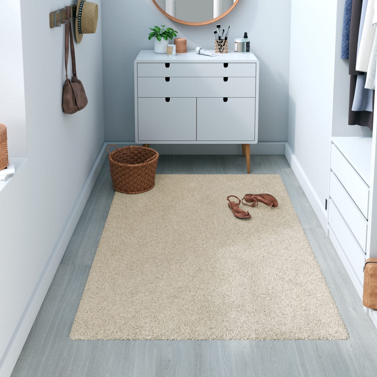 Bricocenter SHAGGY TONY BEIGE 80X150 CM POLYESTER CARPET