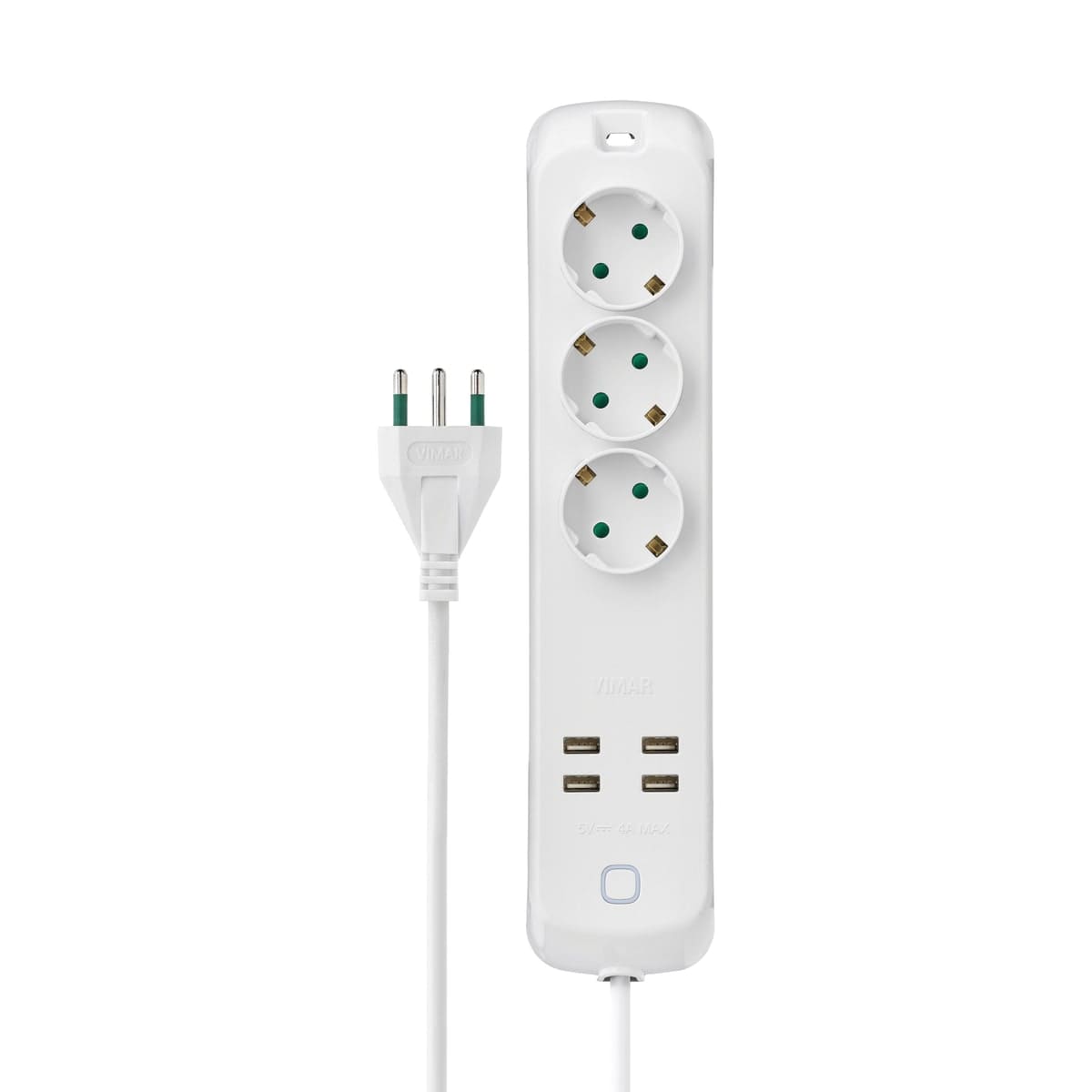 Bricocenter MULTIPLE MOBILE SOCKET 2P+E 16 A 250w white