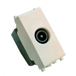 WHITE PLANA DIRECT MALE TV SOCKET