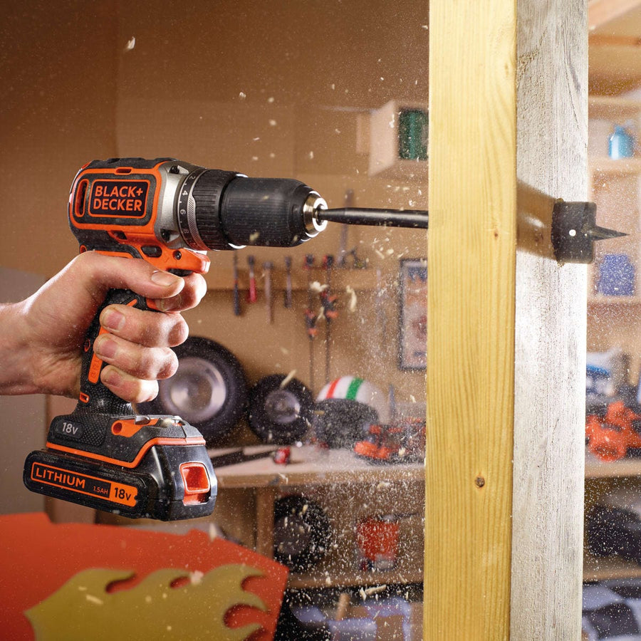 Bricocenter TRAPANO AVVITATORE BRUSHLESS BLACK+DECKER BATTERIA LITIO 18V 1.5AH