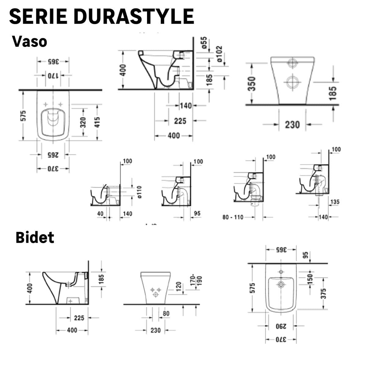 Bricocenter BIDET FILOMUORO DURASTYLE