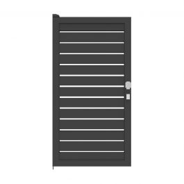 PEDESTRIAN GATE MAIA120 LIGHT 20 MM 160X100 GRAY 7016