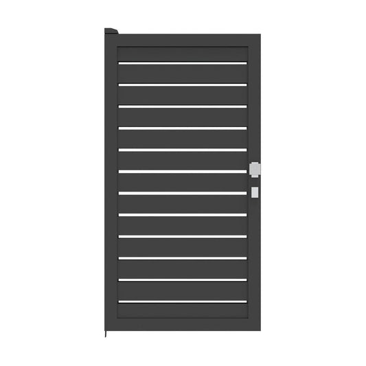 Bricocenter CANCELLO PEDONALE MAIA120 LUCE 20 MM 160X100 GRIGIO 7016