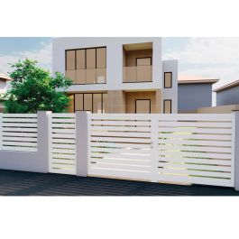 SET 4 SLATS MAIA 120 OPEN WHITE 9010 20X120X1480 MM