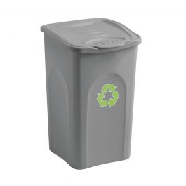 DUSTBIN BE GREEN 50 L GREY