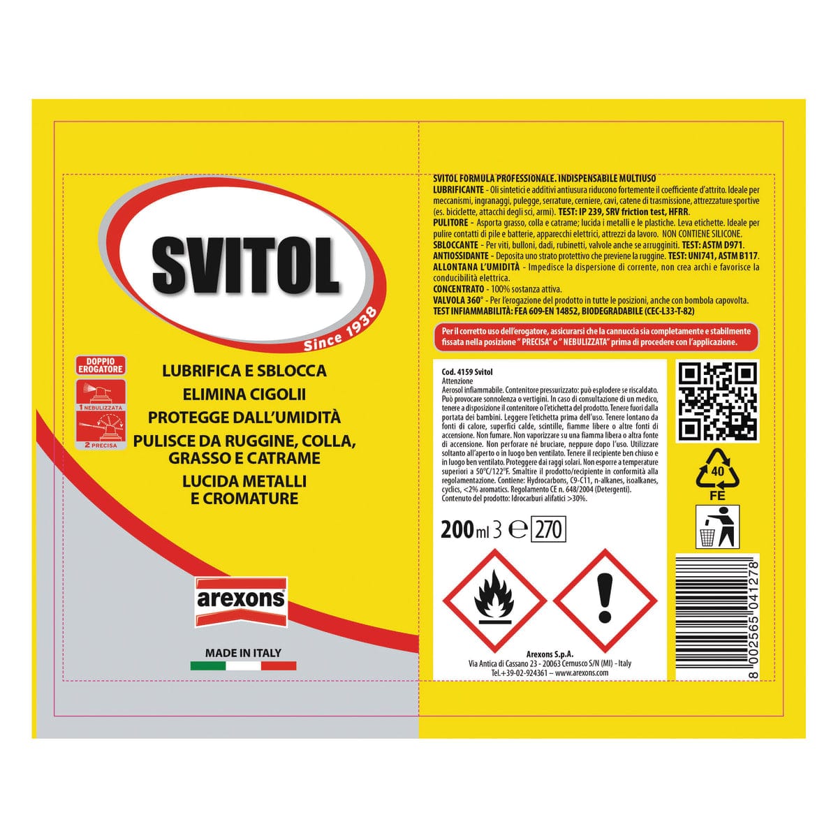 Bricocenter LUBRICANT SVITOL SUPER 200ML