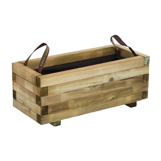 Cajou rectangular planter, 80x40x38.5 cm
