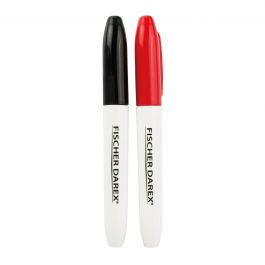 MARKERS WITH BLACK AND RED INK. 2