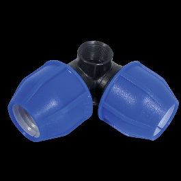POP-UP SPRINKLER ELBOW FITTING FOR 25 MM PIPE WITH 1/2" THREADED OUTLET
