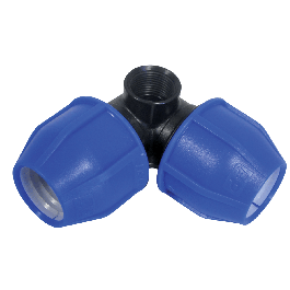 POP-UP SPRINKLER ELBOW FITTING FOR 25 MM PIPE WITH 1/2" THREADED OUTLET