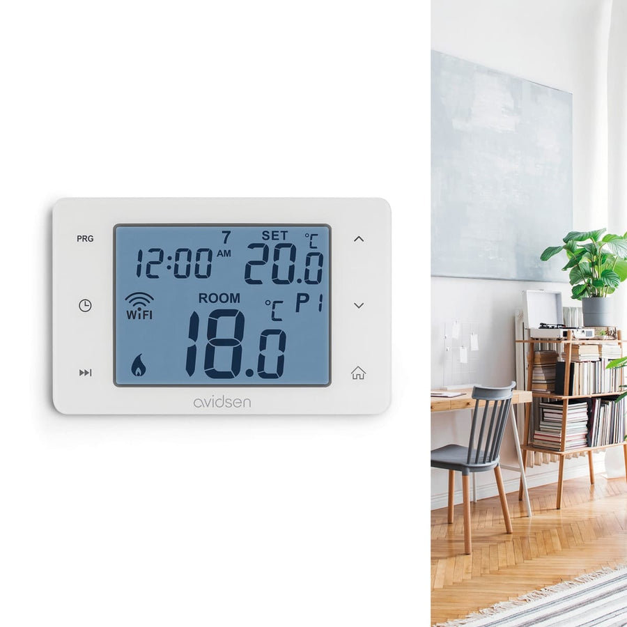 Bricocenter HOMEFLOW W WEEKLY WIFI CHRONOTHERMOSTAT COMPATIBLE WITH VOICE ASSISTANTS