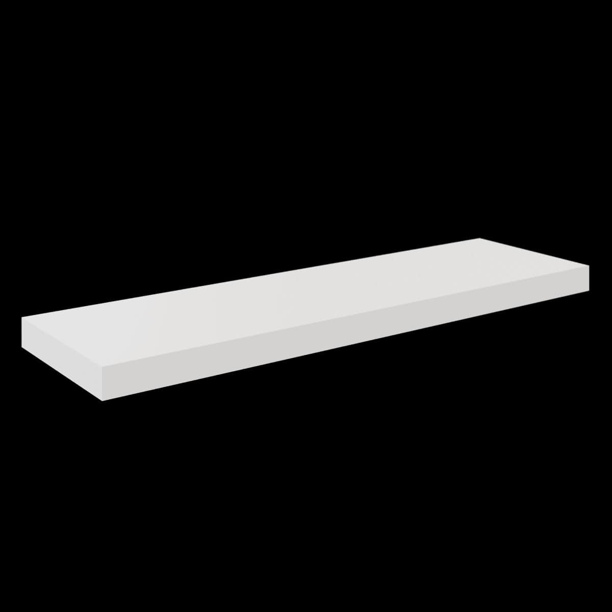 Bricocenter L80xW23xH3.8CM COLOUR WHITE TAMBOURED TABLE