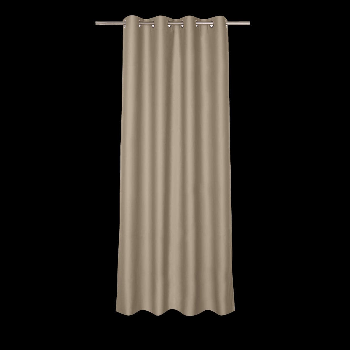 Bricocenter ALYCIA BLACKOUT CURTAIN DOVE GREY 140X280 CM WITH EYELETS