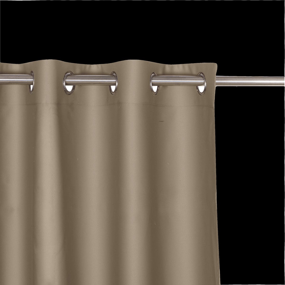 Bricocenter ALYCIA BLACKOUT CURTAIN DOVE GREY 140X280 CM WITH EYELETS