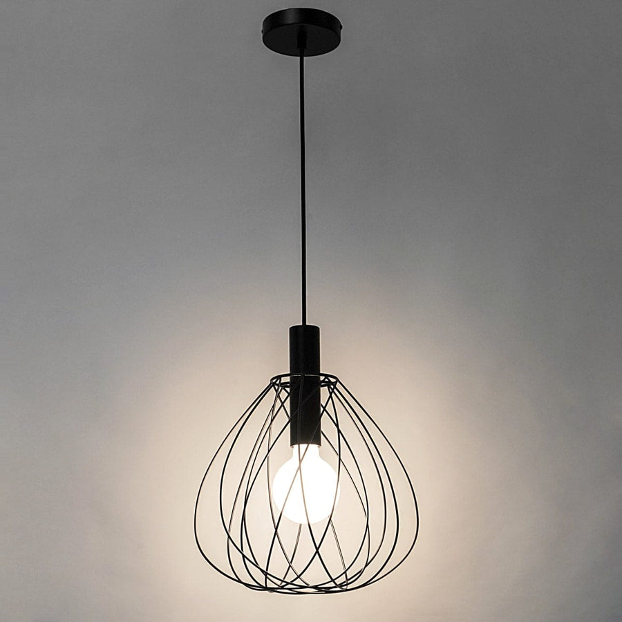 Bricocenter MERONE BLACK METAL CHANDELIER D32 E27=60W