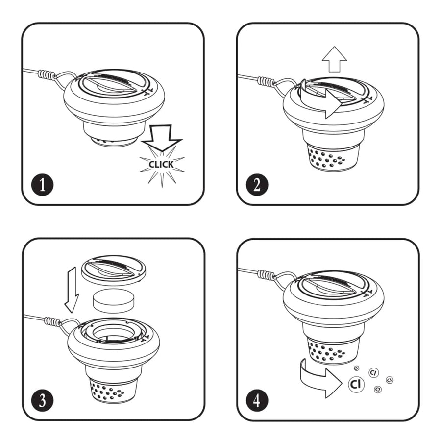Bricocenter FLOATING POOL TABLETS DISPENSER