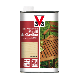 PROTECTIVE OIL FOR WOODEN GARDEN FURNITURE SOLVENT-BASED COLOURLESS V33 1 LITRE