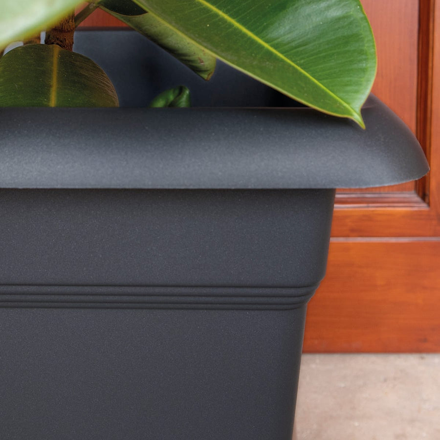 Bricocenter MEDITERRANEAN SQUARE ANTHRAC. PLANTER CM 45
