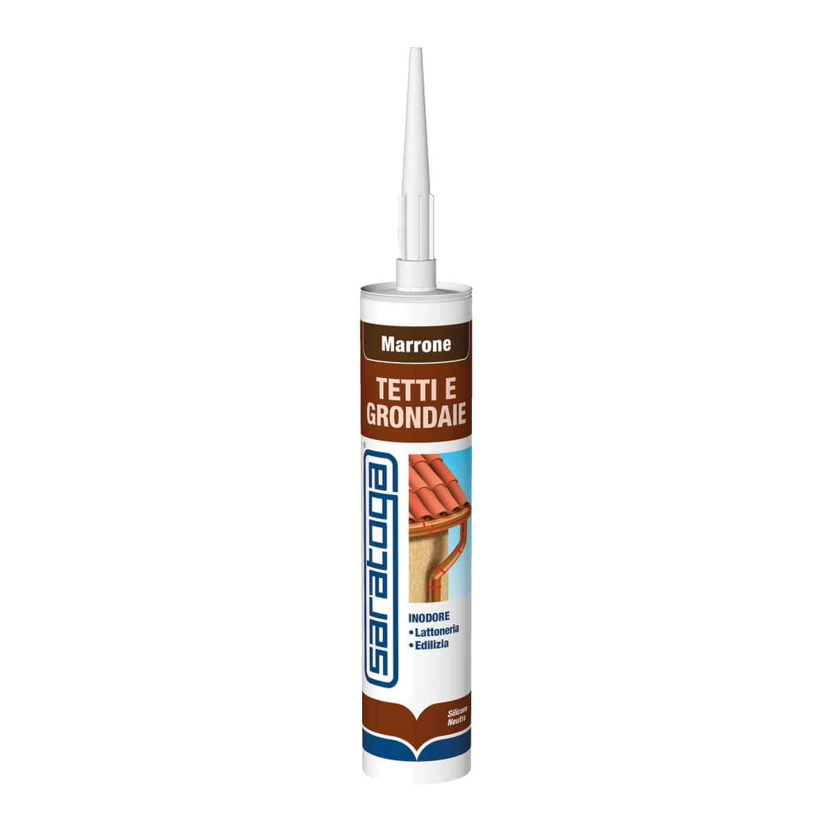 Bricocenter SILICONE FOR EXTERNAL METAL BROWN 280ML