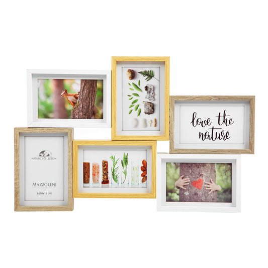 Bricocenter MULTIPHOTO WOOD 47X31 CM NATURAL WOOD