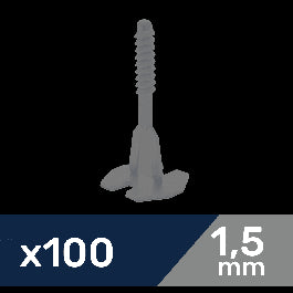 100 1.5 MM X CYLINDER QUICK LEVEL JOINT SCREWS