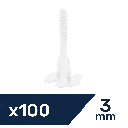 100 3MM JOINT SCREWS X QUICK LEVEL CYLINDER