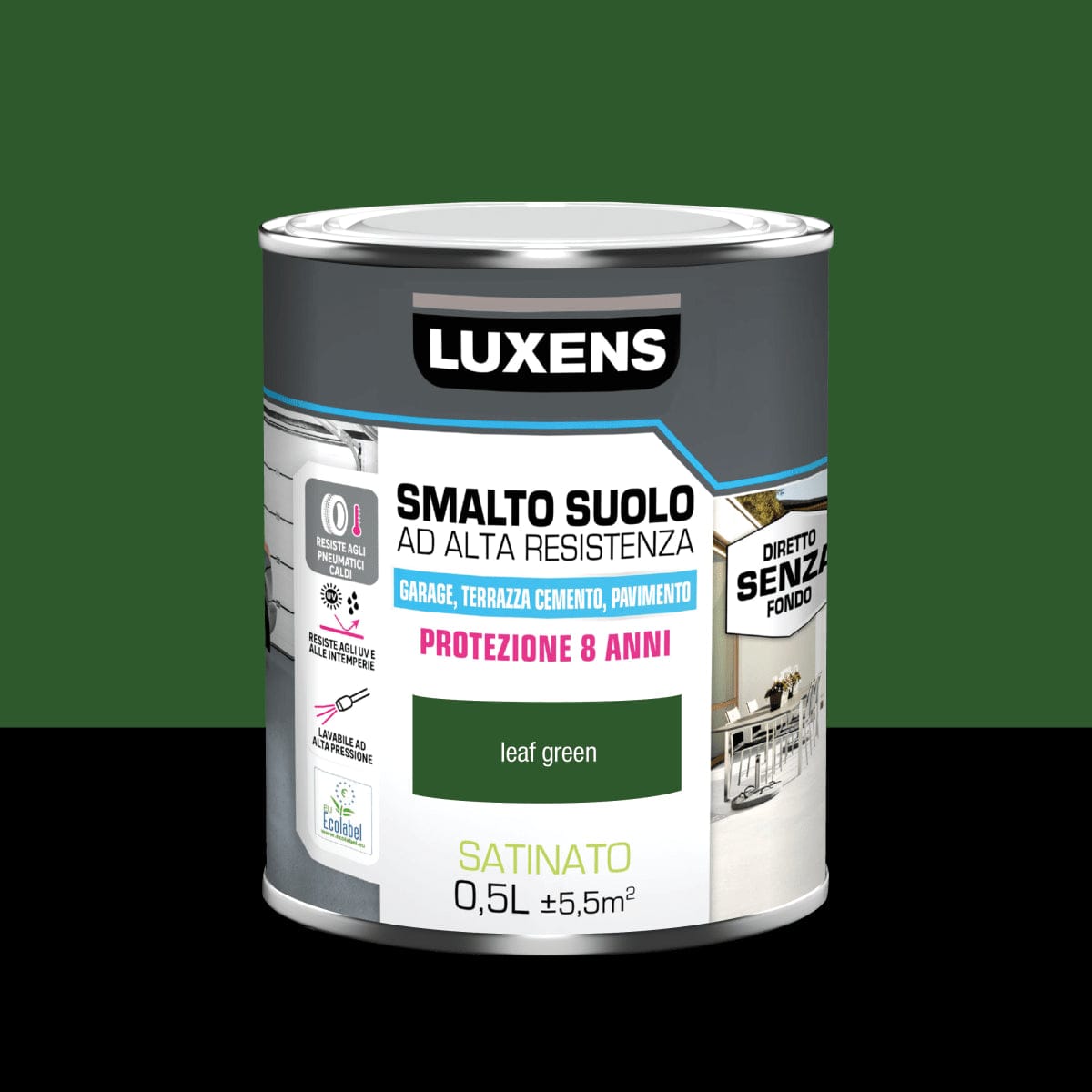 Bricocenter LUXENS GREEN GARAGE FLOOR ENAMEL 500ML