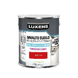 GARAGE FLOOR ENAMEL 2.5 L RED LUXENS