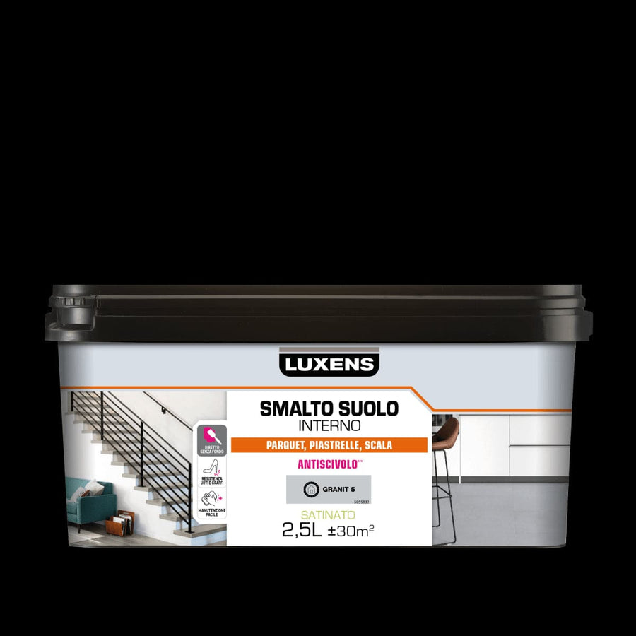 Bricocenter LUXENS GRANITE SATIN INTERIOR FLOOR ENAMEL 5 L 2.5