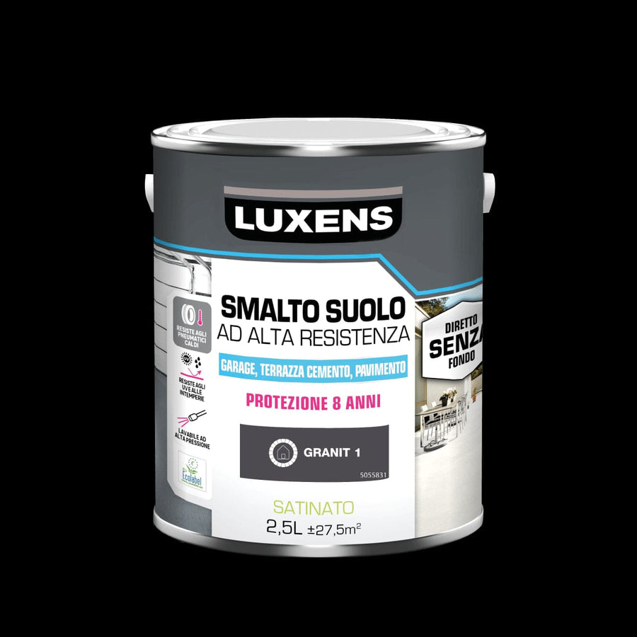 Bricocenter GARAGE FLOOR ENAMEL 2.5 L GREY GRANITE 1 LUXENS