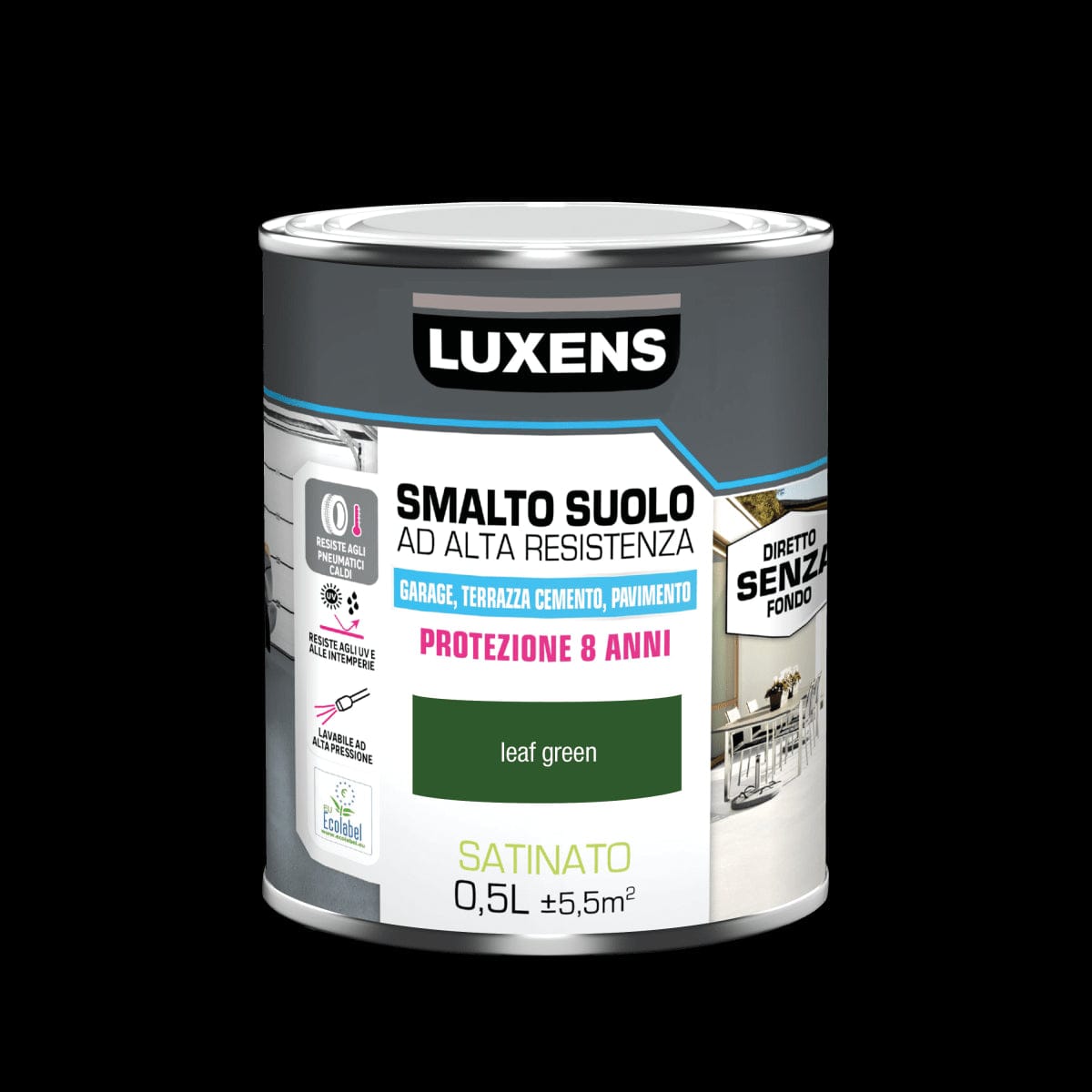 Bricocenter LUXENS GREEN GARAGE FLOOR ENAMEL 500ML