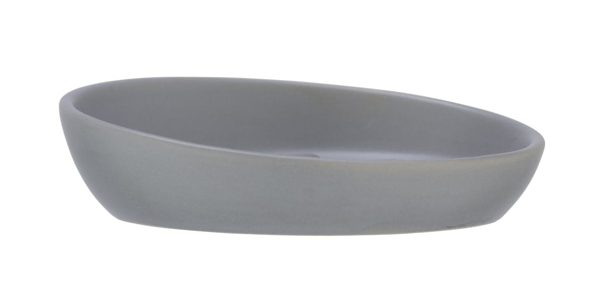 SOAP DISH SERIES BADI CERAMIC GREY