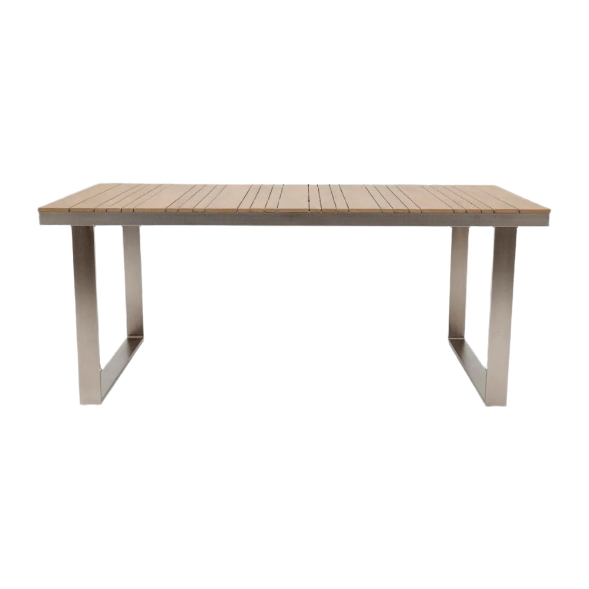 Bricocenter MENORCA TABLE NATERIAL ALUMINUM AND POLYWOOD 180X100CM