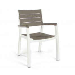 HARMONY CHAIR WITH ARMREST 59x60x86 CAPUCCINO
