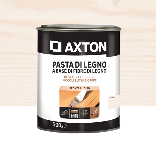 Axton wood filler paste, white, 500g