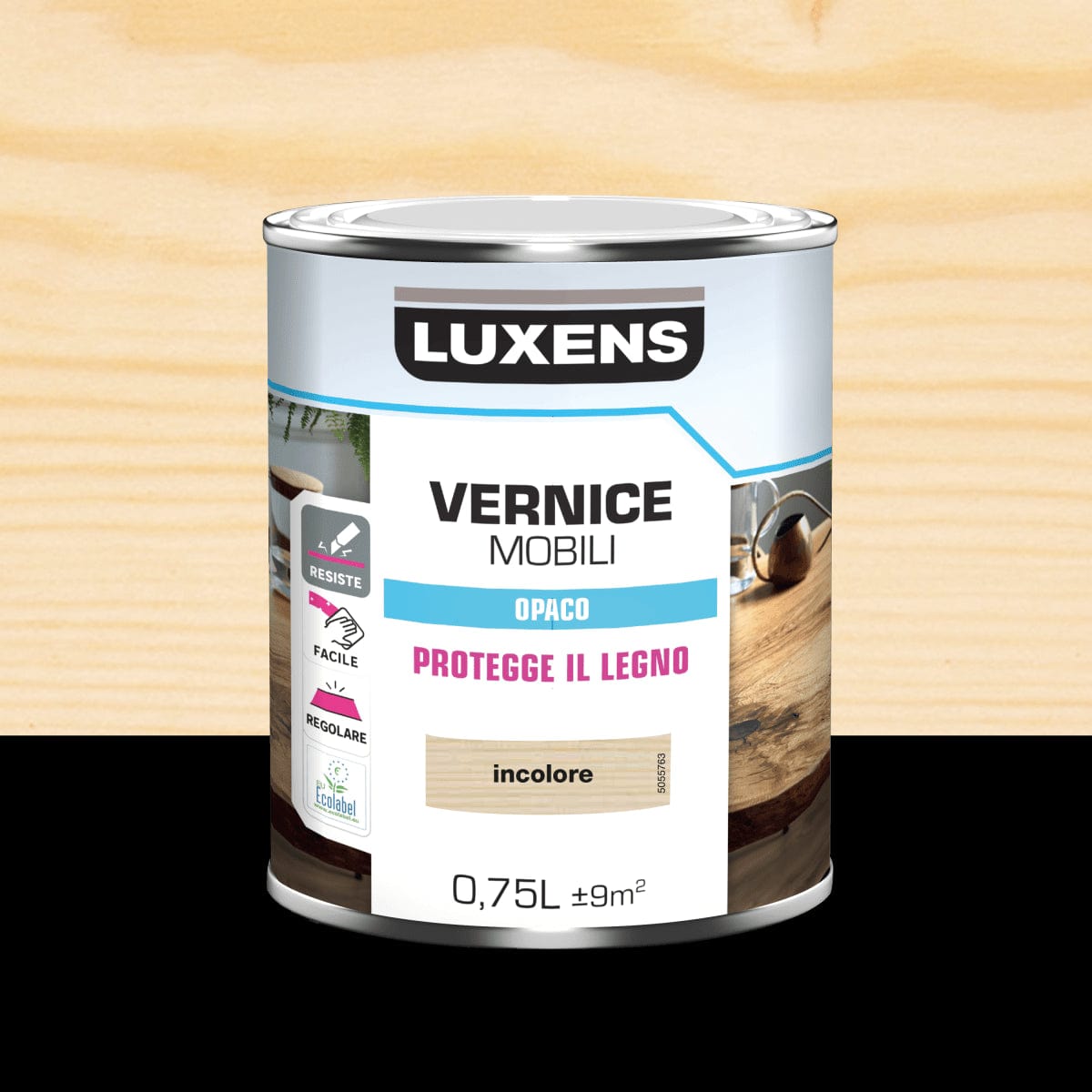 Bricocenter MATT COLOURLESS WOOD VARNISH 0.75 L LUXENS